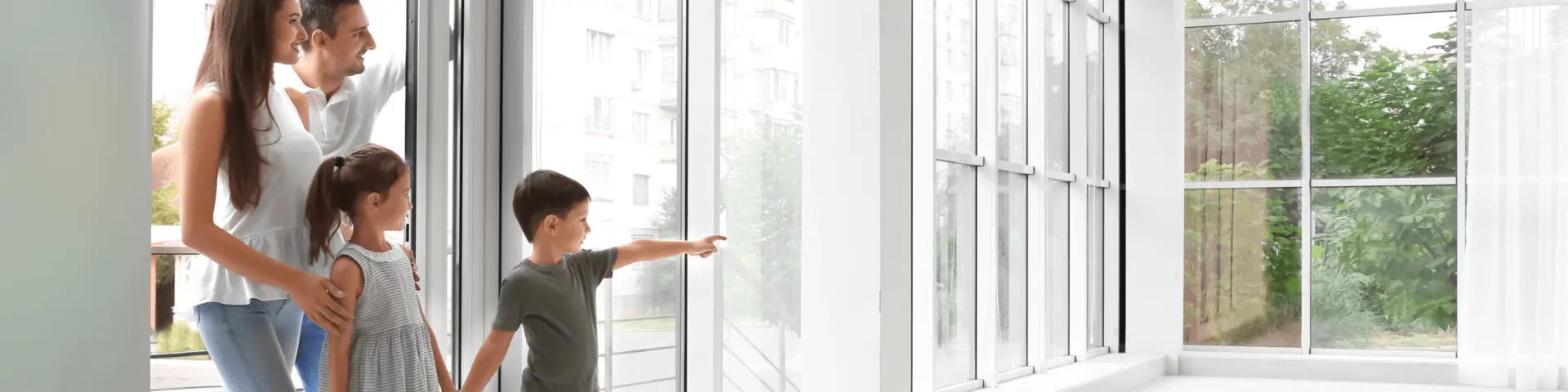 Sklo rodinného domu